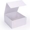 8x8x4 Inches Gift Box with Magnetic Closure Lid, White Magnetic Box for Wedding, Groomsmen Bridesmaid Proposal, Birthdays, Mother's Day, 1 Pack